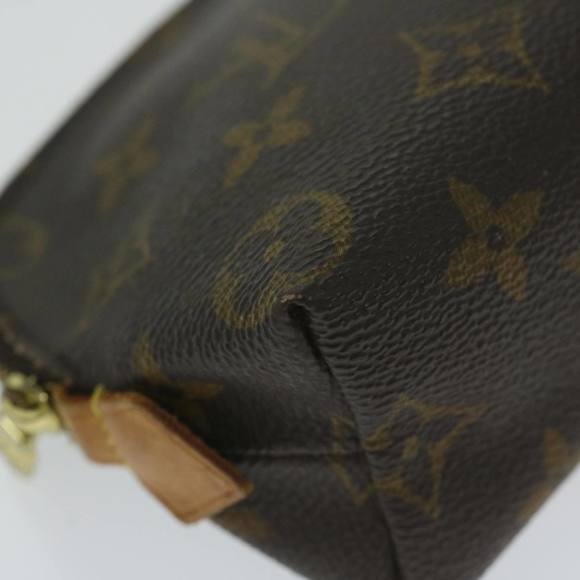 LOUIS VUITTON Monogram Pochette Cosmetic PM Cosmetic Pouch M47515 LV Auth 63417 - Picture 14 of 16